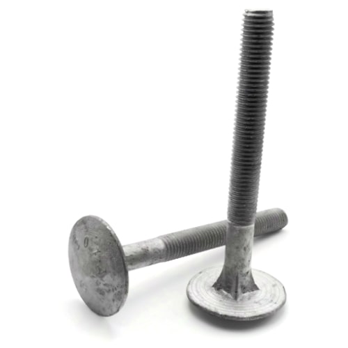 Timber Bolts, Hot Dipped Galvanized, Grade A307, 5/8"-11