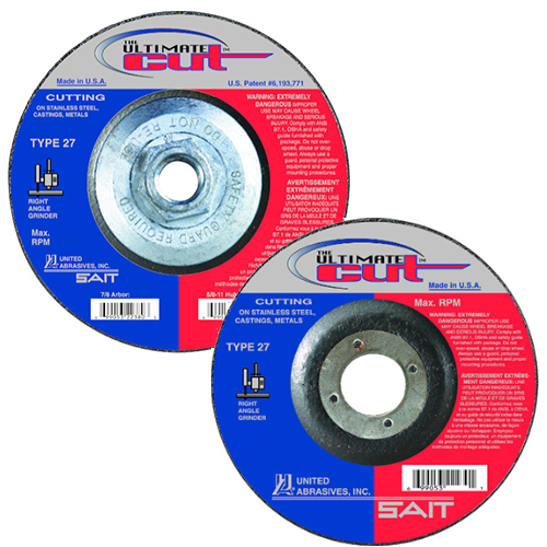 SAIT, Cutting Wheels, The Ultimate Cut, Type 27, .045 Thick