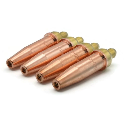 Flametech V Style Natural Gas/Propane Cutting Tips Kit, 4 Piece