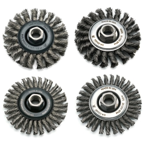 SAIT, Knot and Crimped Wire Wheels